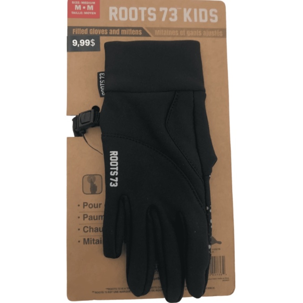 Roots Kids Fitted Gloves Size Medium